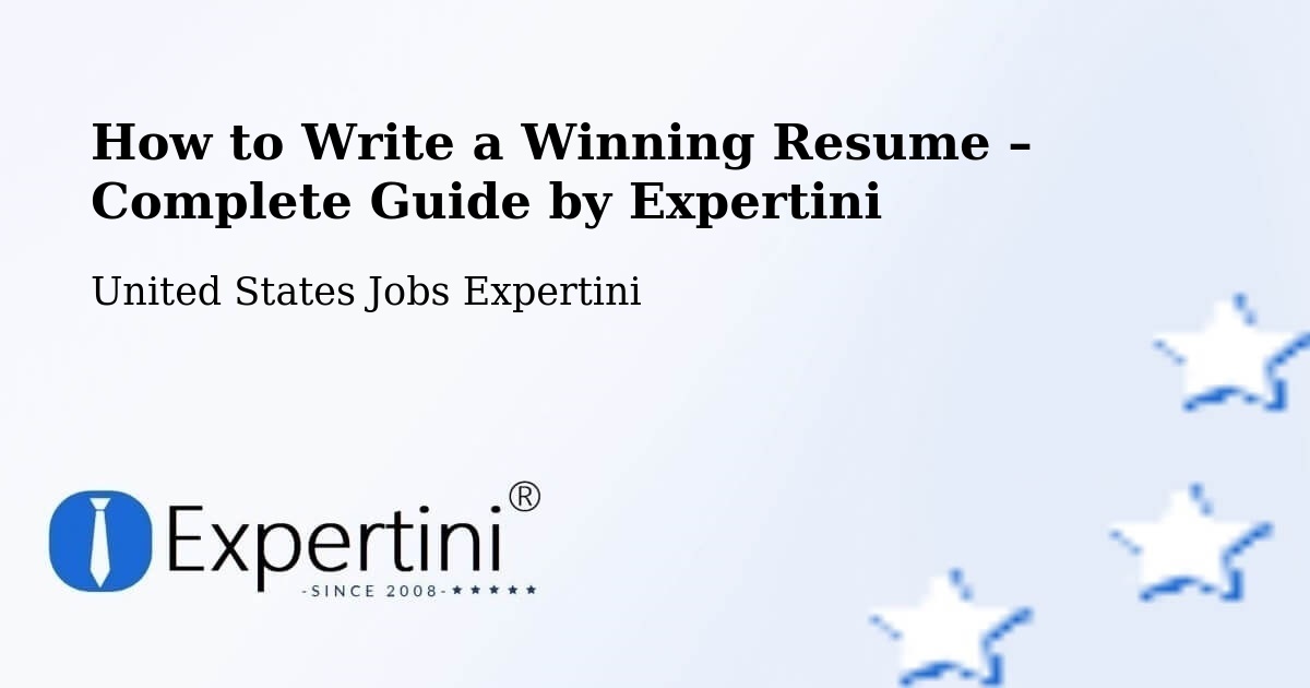 Resume Writing Guide for Job Seekers – Cameron Park - Cameron Park, United States Jobs Expertini